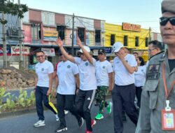 Kodim 1310/Bitung Meriahkan Jalan Santai HUT ke-81 RI di Minut