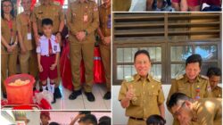 Pastikan Kesehatan Anak Sekolah Terjaga, Bupati FDW Tinjau Pelaksanaan Imunisasi BIAS di Amurang