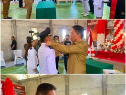 Bupati Franky Donny Wongkar Melantik Hukum Tua PAW Desa Pakuweru Utara dan Desa Sapa Timur