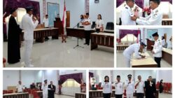 Pj Sekda Sangihe Lantik Pj Kapitalaung Dalokaweng, Ingatkan Pengelolaan Dana Desa dan Suksesi Pilkades