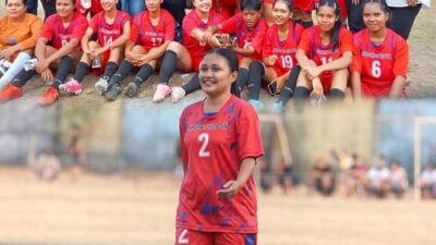 Gol Tunggal Ayu Makaluase Bawa Mangsel Segel Tiket Final Piala Bergilir Ketua TP-PKK Sangihe